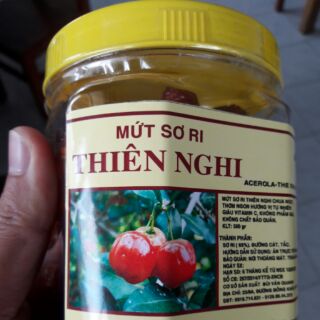 Mứt Sơ ri Gò Công (Thiên Nghi) 500g
