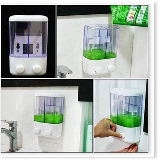 Hộp đựng xà phòng rửa tay loại 2 ngăn