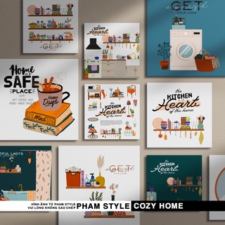 Tranh canvas treo tường cozy home
