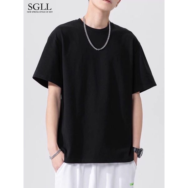 Áo thun trơn chất cotton sịn tay lỡ CoolZ phông Unisex nam nữ Cotton oversize form rộng phong cách Hiphop CZ063