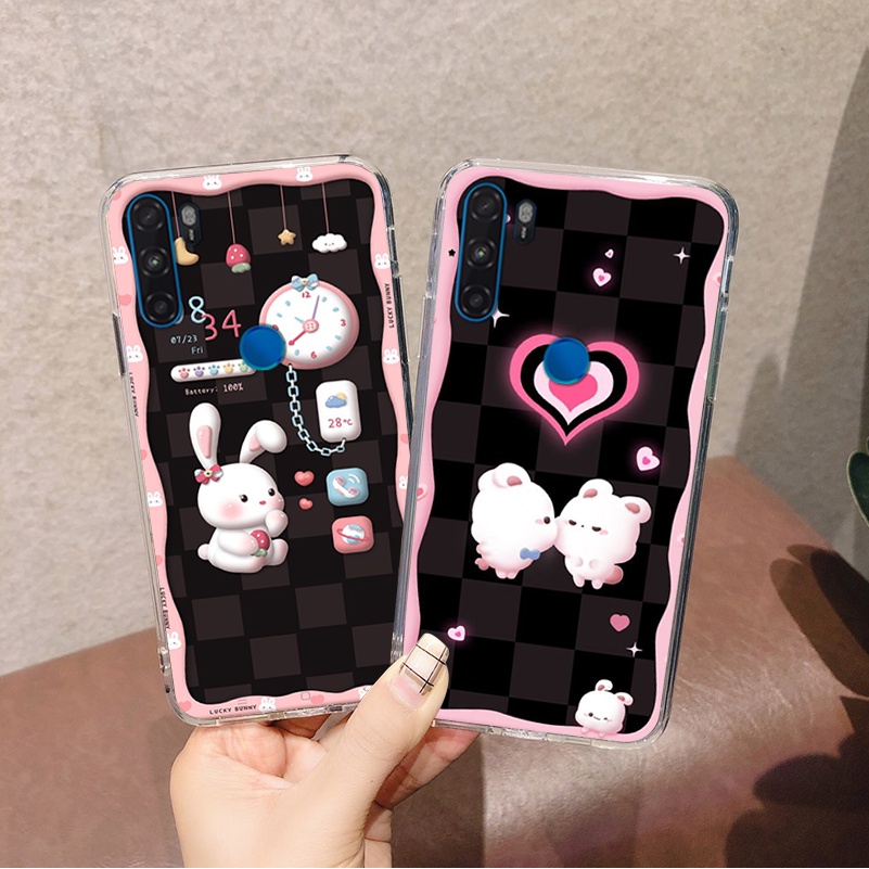 Ốp lưng Vsmart Active 1 / Active 1 Plus / Active 1+ / Active 3 gấu,thỏ trắng , đồng hồ dễ thương cute cực đẹp