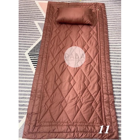 SET NỆM LÓT + GỐI VĂN PHÒNG COTTON HÀN QUỐC