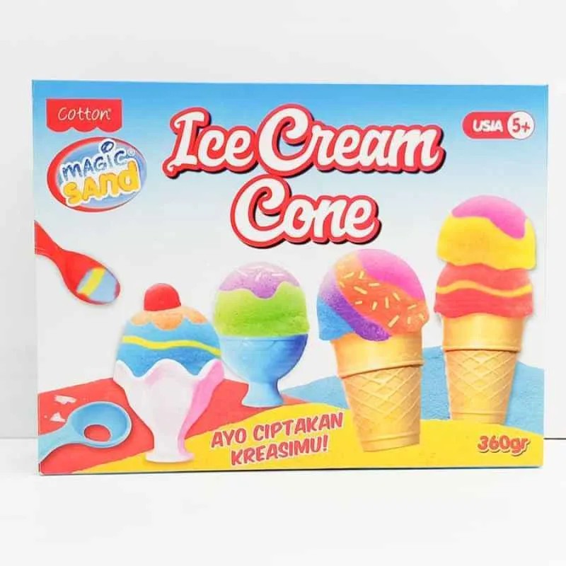 Benshop - Đồ chơi giáo dục trẻ em - Kinetic SAND - MAGIC SAND - ICE CREAM CONE