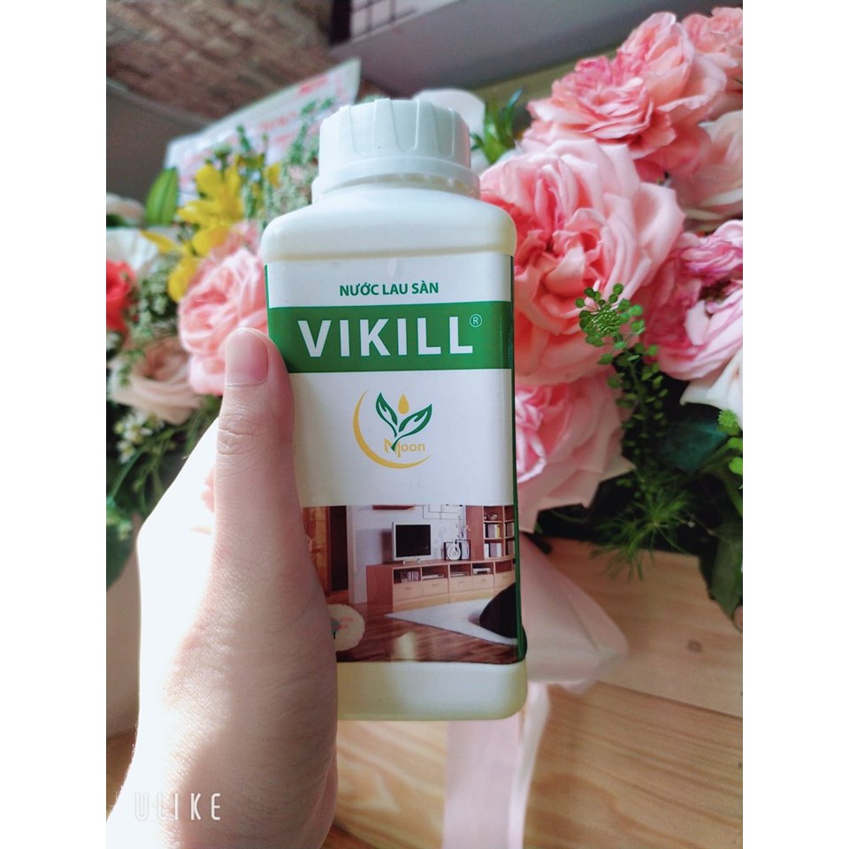 NƯỚC LAU SÀN TINH DẦU SẢ CHANH CHO PHÒNG EM BÉ VIKILL 500ML- ĐƯỢC TẶNG MỘT GEL RỬA TAY TINH DẦU BẠC HÀ 60ML