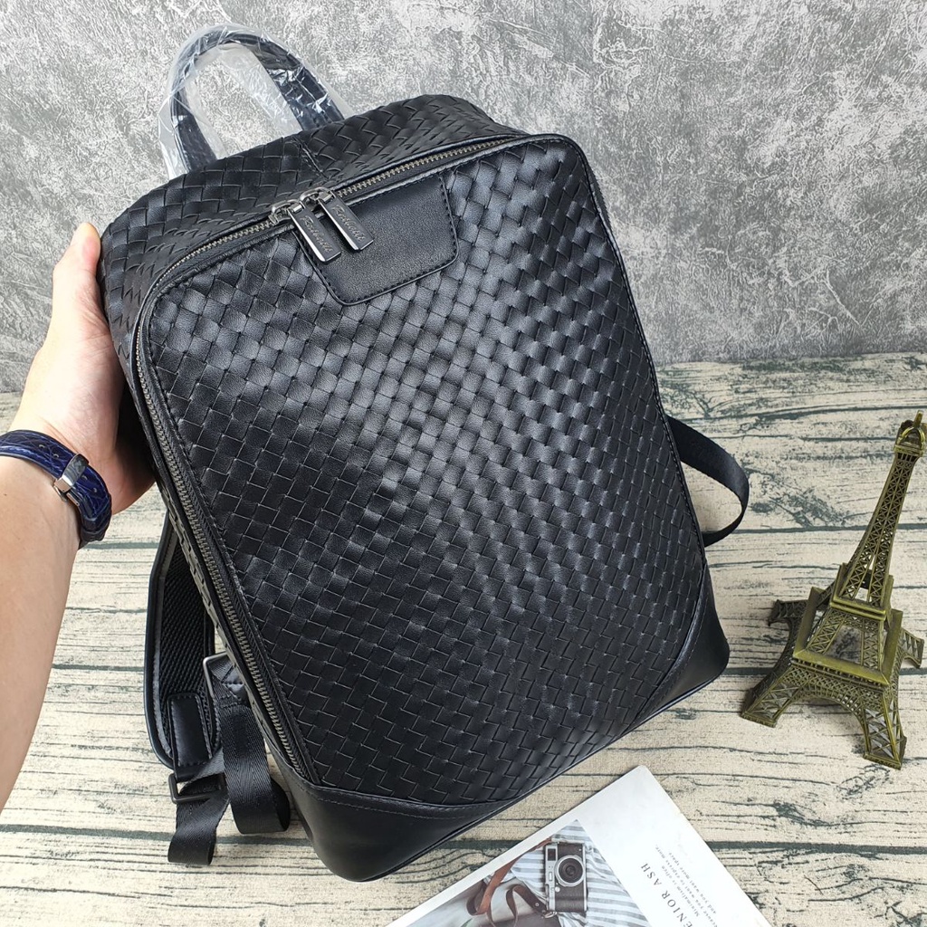 [Da thật] Balo da bò nam nữ da bò thật; Ba lô da nam BP404 (Đen) - 100% da bò thật, BH 3 năm | BigBuy360 - bigbuy360.vn