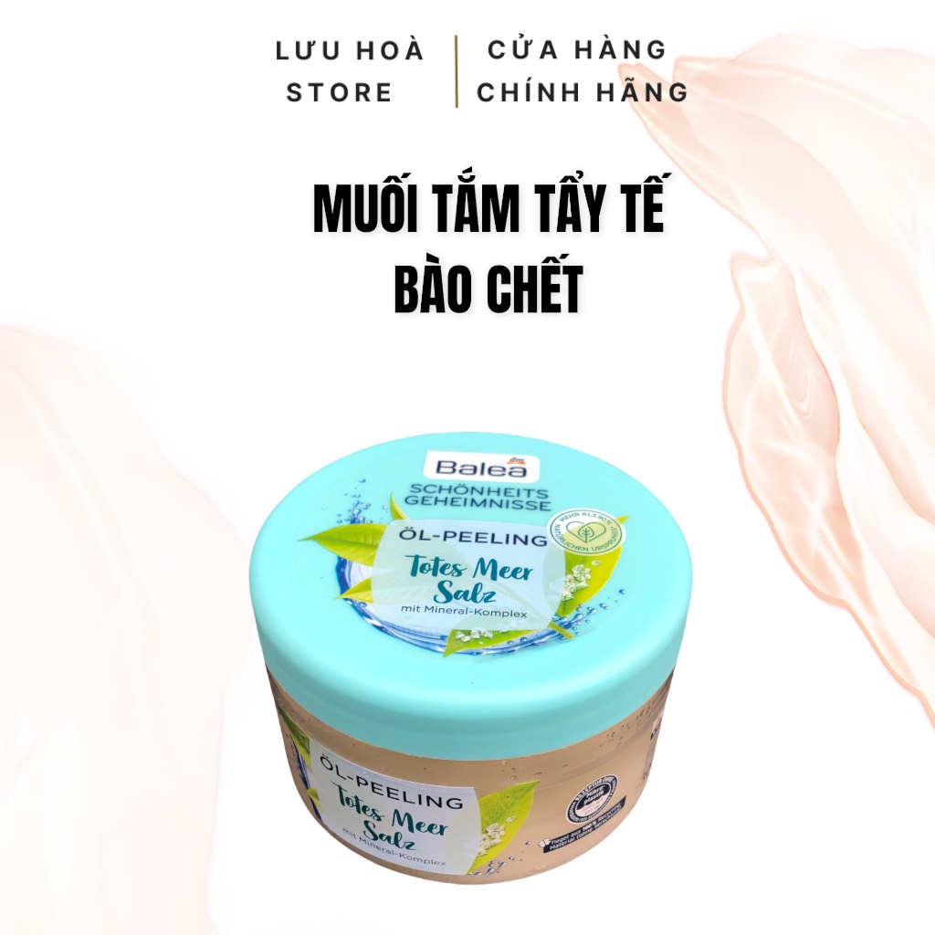 Muối tắm tẩy tế bào chết toàn thân Balea Schönheits Geheimnisse Öl – peeling