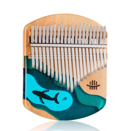 Đàn kalimba 17/21 phím bằng gỗ sồi có phụ kiện