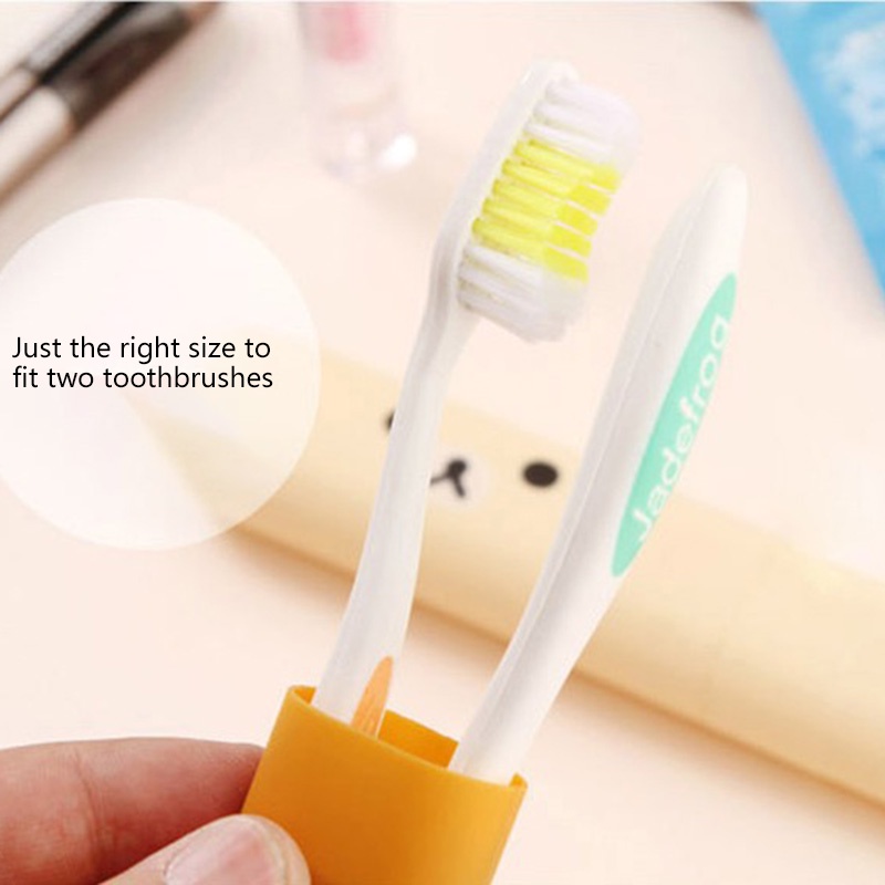 1 Hộp Đựng Bàn Chải Đánh Răng Du Lịch Tiện Lợi Dễ Thương