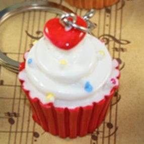 (Siphukien) Móc khóa mô hình bánh cupcake