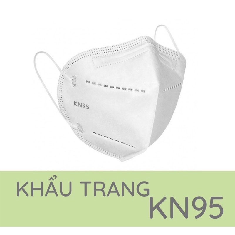 Khẩu Trang KN95 Kháng Khuẩn Chống Bụi 5 Lớp ( 1 Cái )