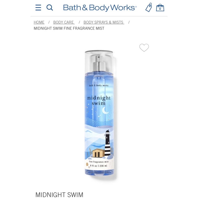 AUTH BBW BODY MIST XỊT THƠM BST MÙA HÈ 2021 USA