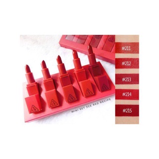 Set mini son 3ce mod recipe lip color mini