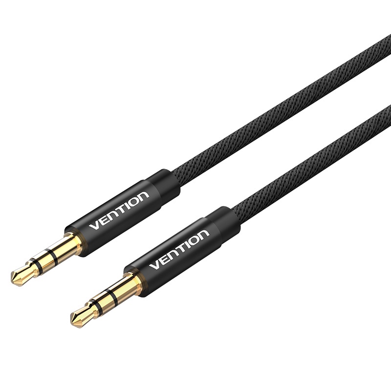 Dây cáp âm thanh AUX Vention jack 3.5mm Cáp Audio Bện Sợi Nylon Cao Cấp