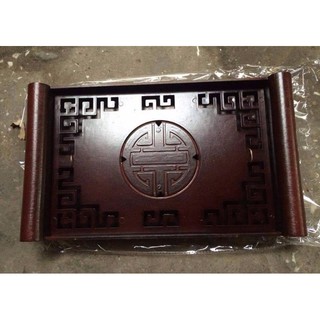 Khay Đựng Ấm Chén Giả Gỗ