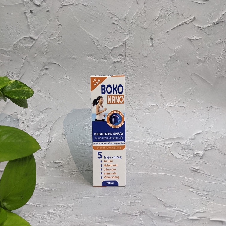 Dung Dịch Xịt Mũi Boko Nano Dành Cho Người Lớn - Trẻ Em