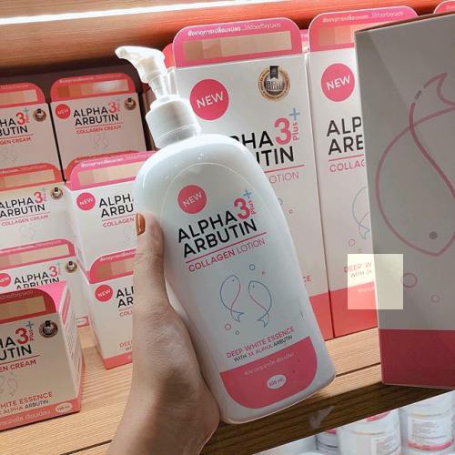 SỮA DƯỠNG THỂ KÍCH TRẮNG BODY ALPHA ARBUTIN 3+ 500ml THÁI.