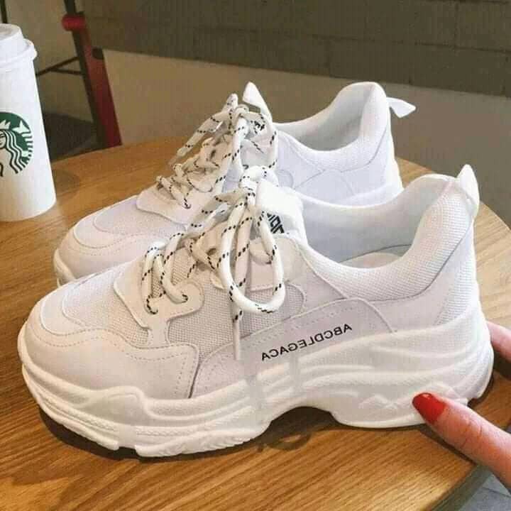 Giày Thể Thao Nữ sneaker Full Trắng ABC | BigBuy360 - bigbuy360.vn