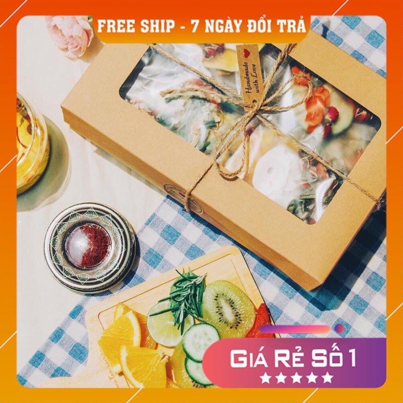 Set 10 hộp giấy Krat ô cửa sổ