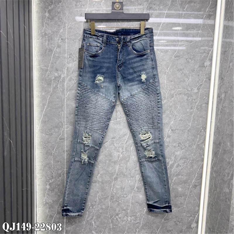 Quần Jean loang rách 2 gối siêu đỉnh