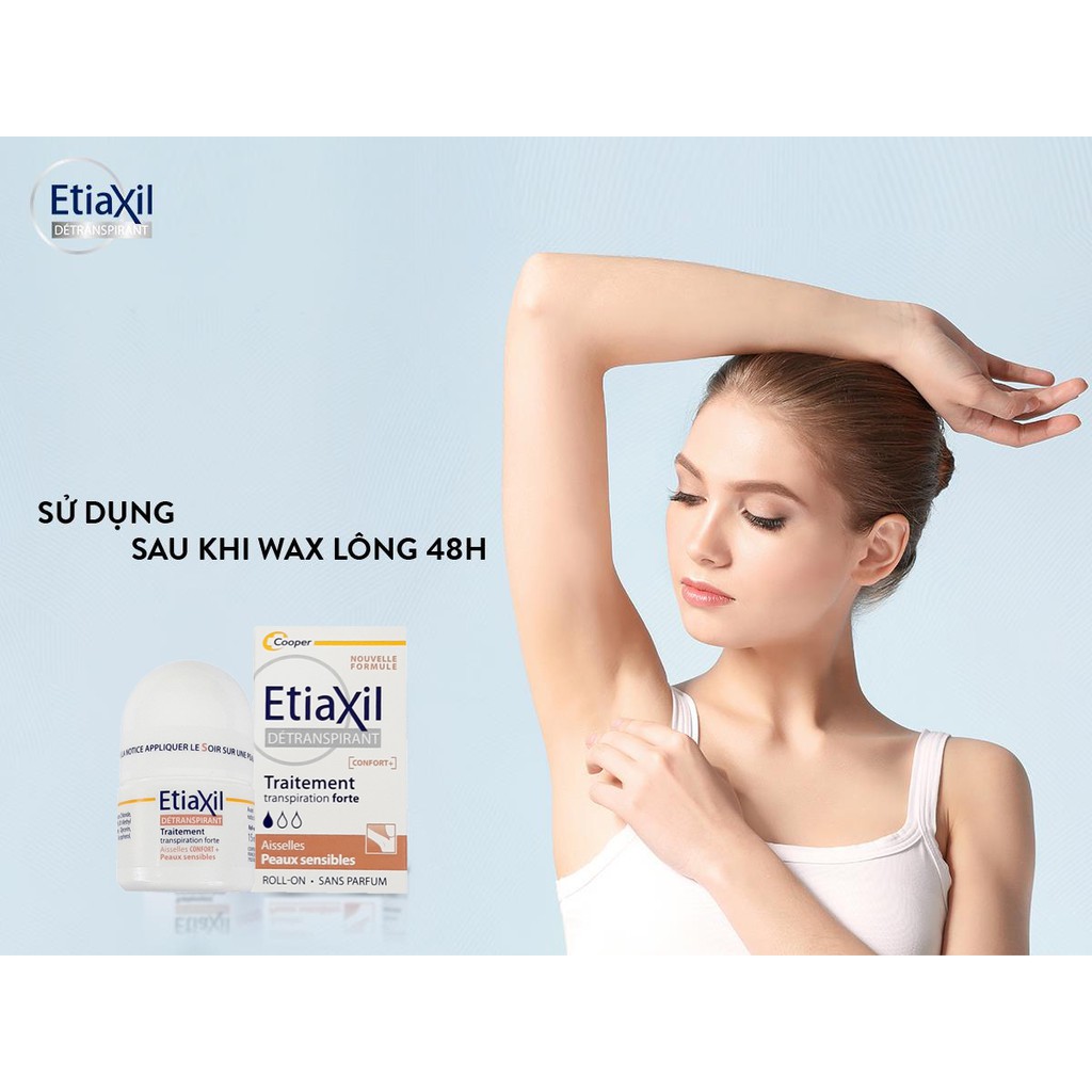 Lăn Khử Mùi ETIAXIL 15ml - Ngăn Hôi Nách, Ngăn Mồ Hôi Hiệu Quả (Mẫu Cũ)