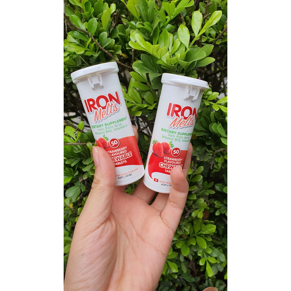 Sắt ngậm Iron Melts Úc 50 viên