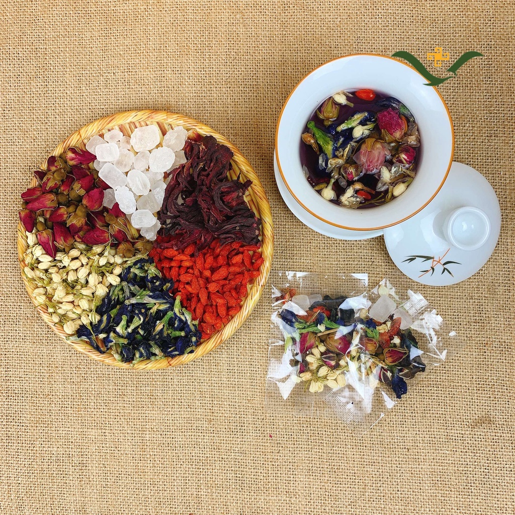 Mỹ nhân tâm trà, trà dưỡng nhan trẻ hóa thanh lọc, 💥