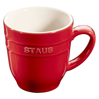 CỐC SỨ UỐNG CÀ PHÊ STAUB 350ML, MÀU ĐỎ