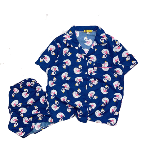ĐỒ BỘ PIJAMA ĐÙI FREESIZE VẢI KATE THÁI (HÌNH THẬT KÈM VIDEO SHOP)