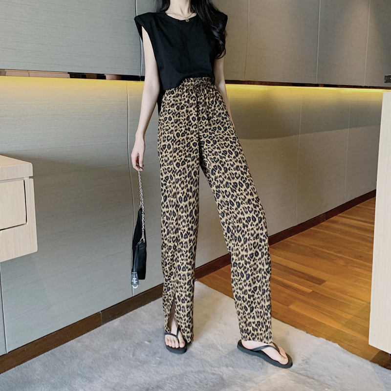 Quần Dài Ống Rộng Họa Tiết Da Báo Thời Trang Cho Nữ | BigBuy360 - bigbuy360.vn