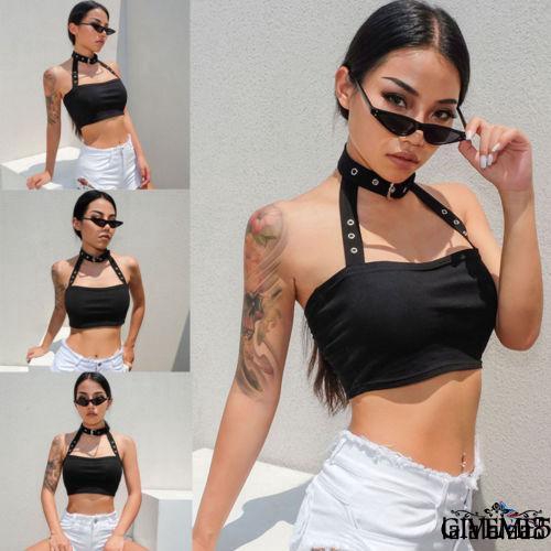 Áo croptop không tay thời trang quyến rũ cho nữ