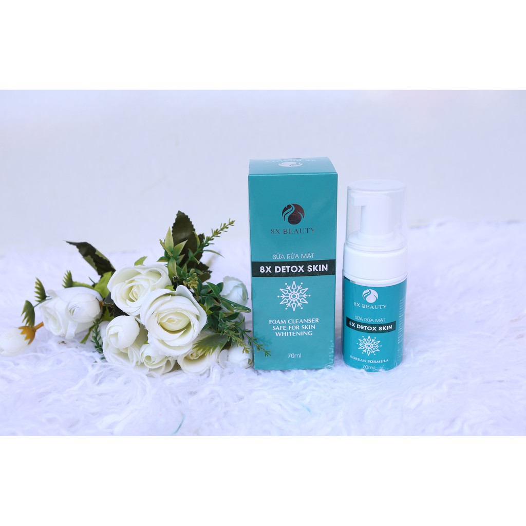 ✨Sữa Rửa Mặt Detox Skin 8x Beauty 70ml - Dưỡng Da Trắng Sáng Mịn Màng – Thay Thế Nước Tẩy Trang | BigBuy360 - bigbuy360.vn