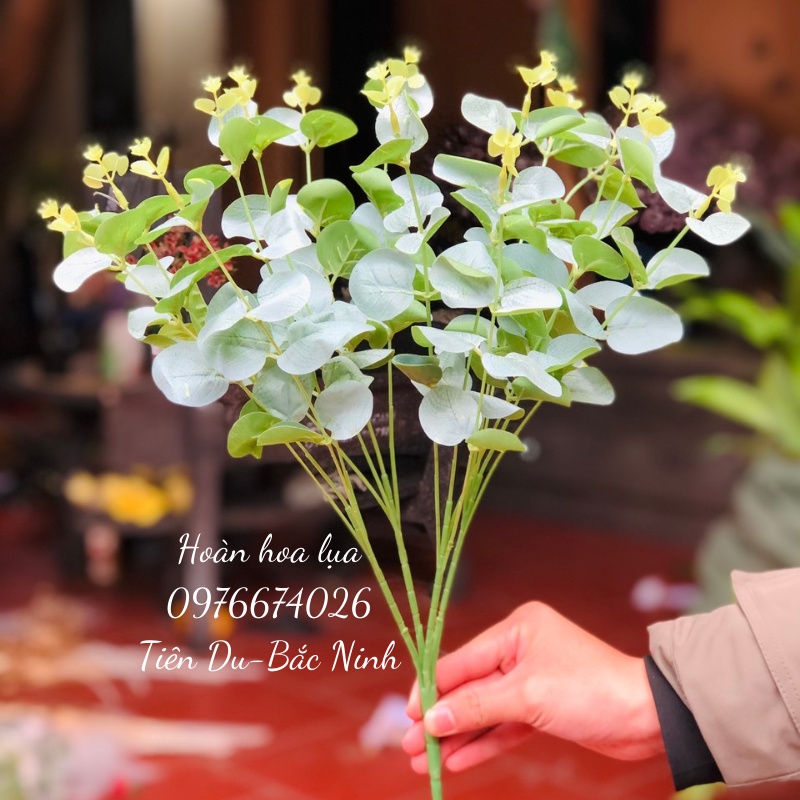 Cành lá táo 16 nhánh hàng loại 1 giống thật, phù hợp trang trí nhà cửa