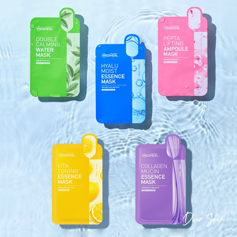 Mặt Nạ Dưỡng Ẩm Trắng Da Chống Lão Hóa MEDIHEAL Miếng Lẻ