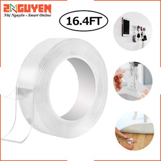 Băng keo Silicon 2 mặt trong suốt siêu dính Dài 3M