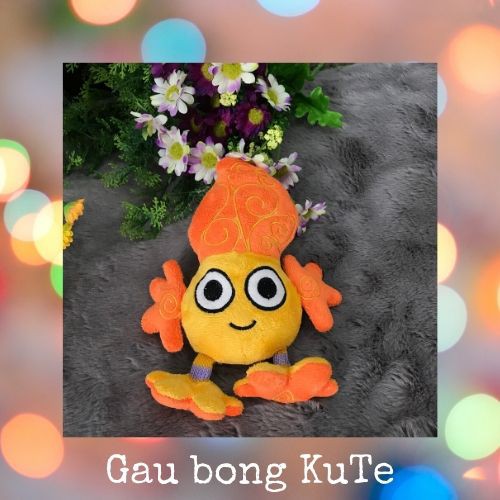 Gấu bông Lửa móc khóa