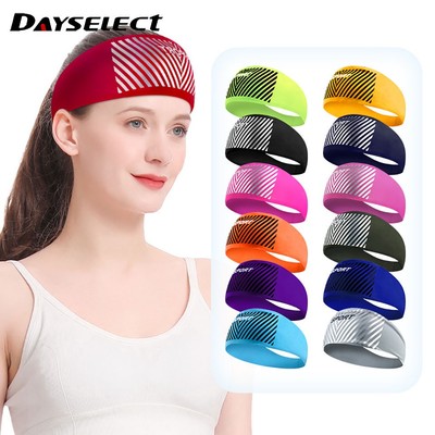 Băng đô thể thao DAYSELECT đeo đầu co giãn thấm hút mồ hôi cho nam và nữ