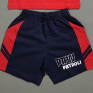 Bộ thun cotton bé trai in paw patrol biệt đội cứu hộ