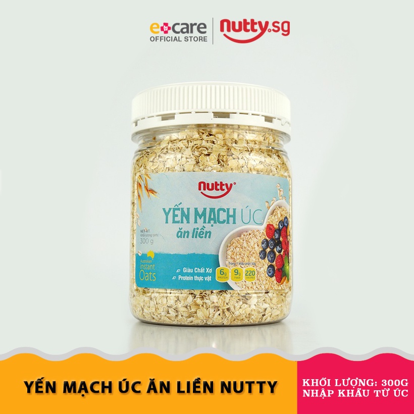 [Mã BMBAU50 giảm 7% đơn 99K] Yến Mạch Protein Cán Mỏng Nutty Nguyên Chất Nhập Khẩu Úc Ăn Liền Giảm Cân Healthy