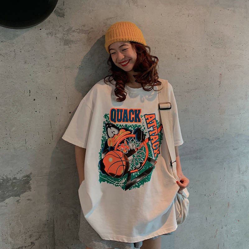Áo thun tay lỡ Unisex Quack Attack