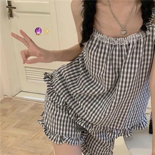 Bộ Ngủ Kate Sọc Caro 💕