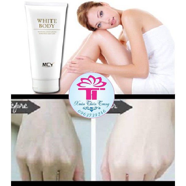 XẢ HÀNG Kem make up dưỡng trắng da White Body MCY SPF 75