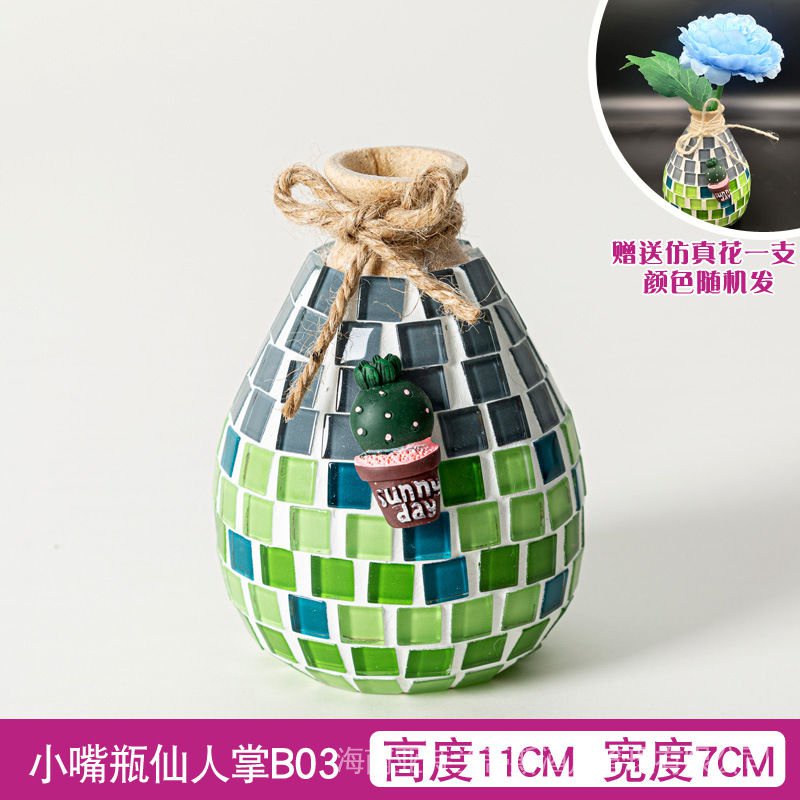 Bình Hoa Khảm Đá diy Sáng Tạo Giáo Dục Bé Gái cxb ahfxlw. my724