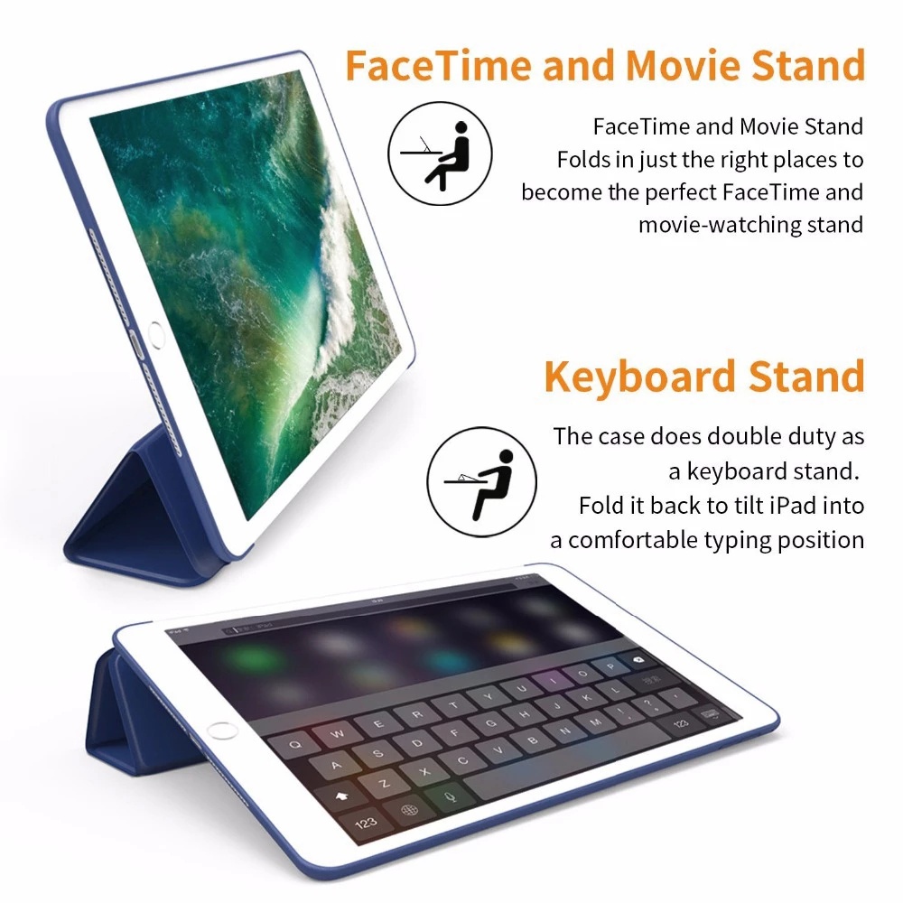 Bao Da Máy Tính Bảng Từ Pu Cho Ipad Pro 11 2021 2020 10.5 Air 3 2 1 Air 4 10.9 10.2 8th 7th 5th 6th 9.7 Mini 5 4