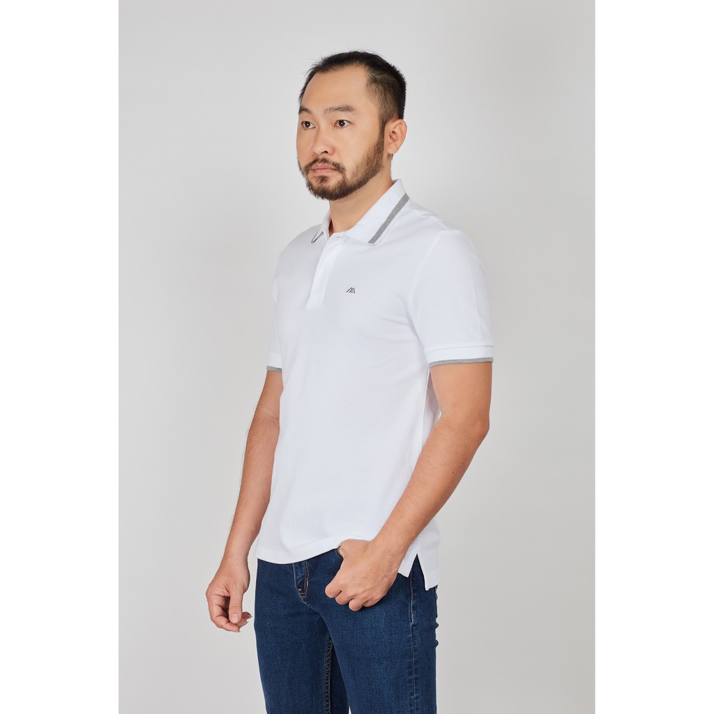 Áo Thun nam - Slim Fit trắng trơn