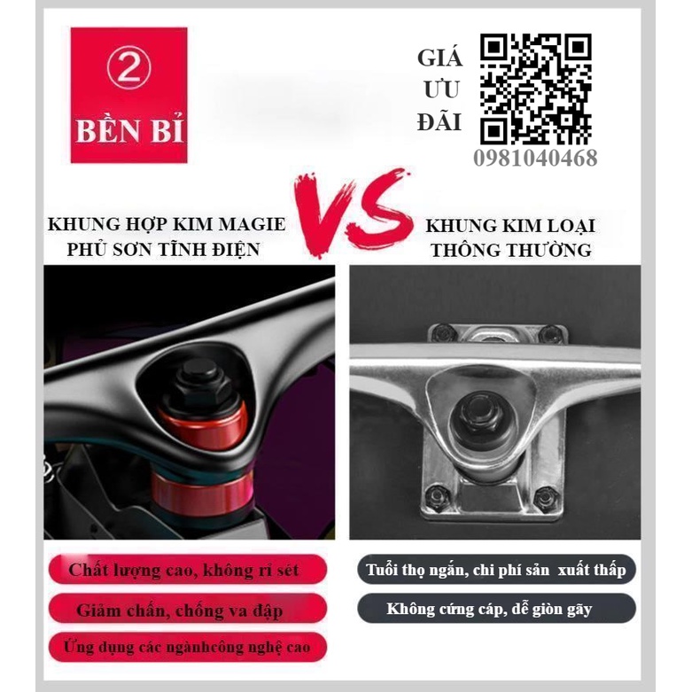 VÁN TRƯỢT SKATEBOARD HÀNH ĐỘNG CHUYÊN NGHIỆP TẬP TRICK CƠ BẢN VÀ NÂNG CAO