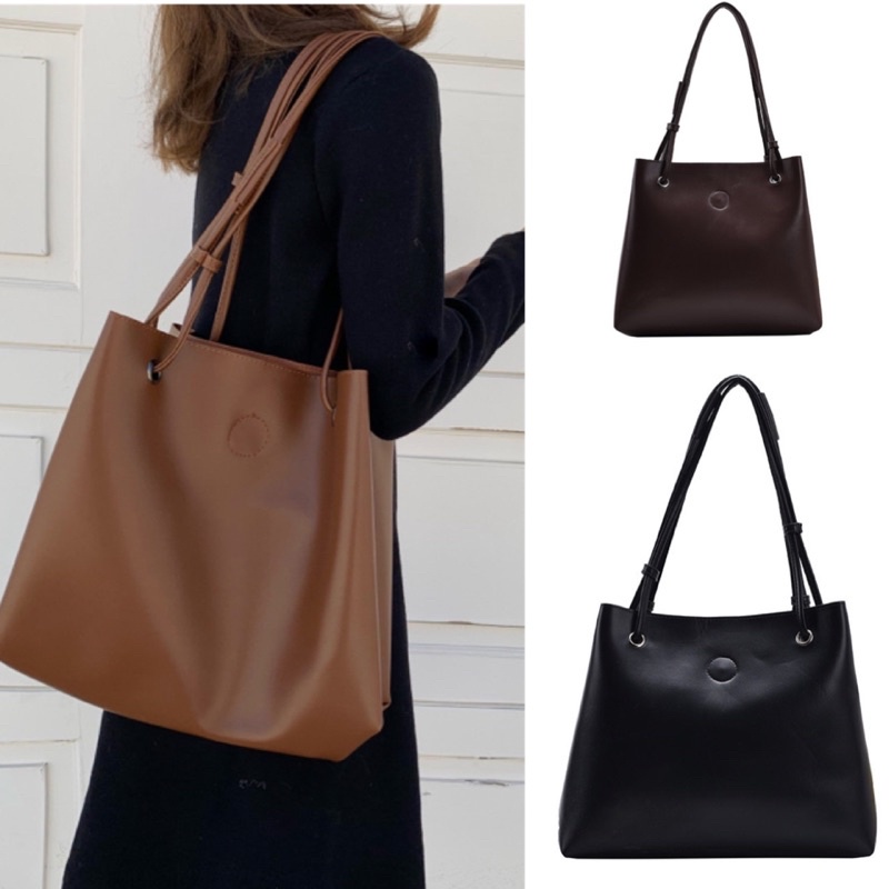 Túi tote nữ da mềm quai nhỏ đeo vai