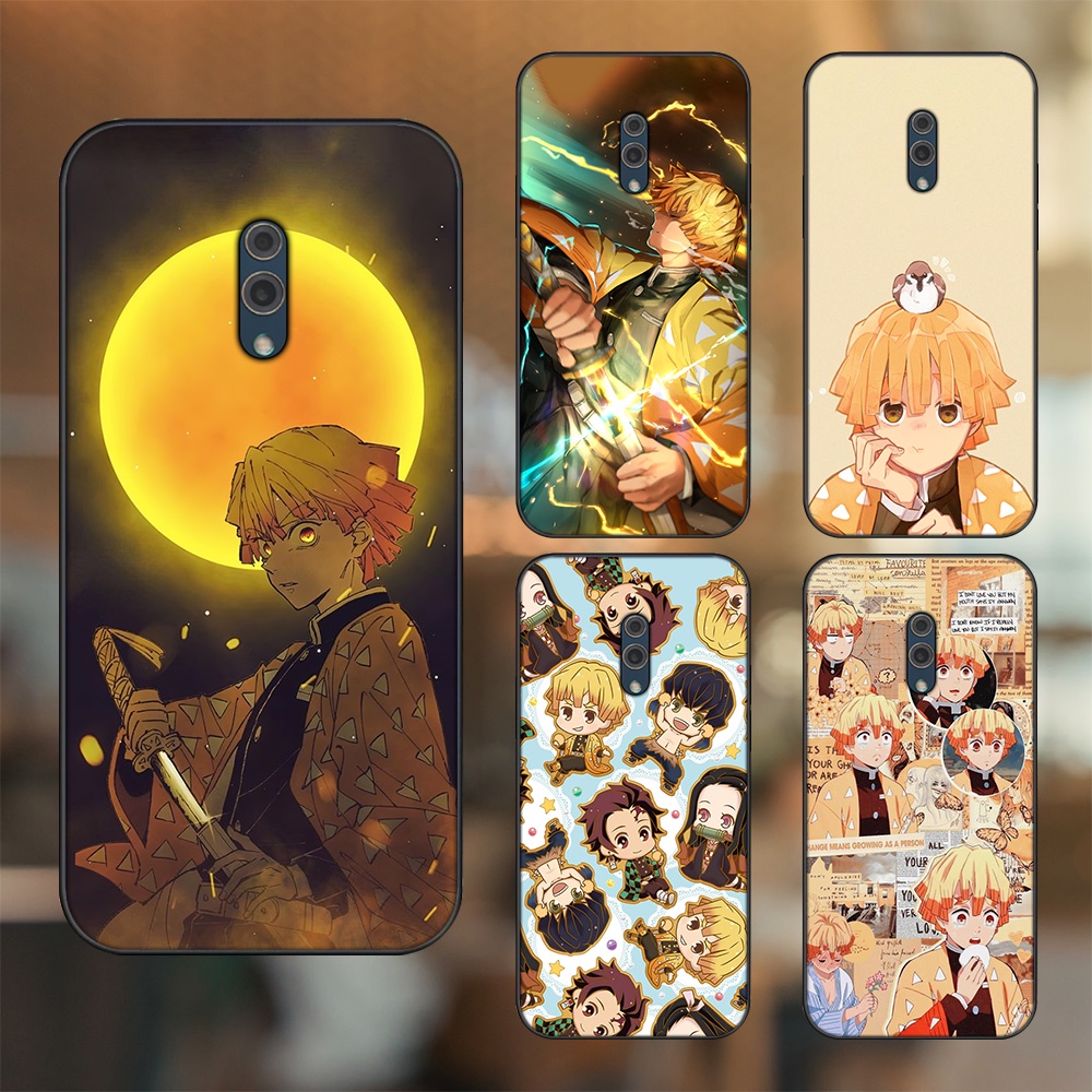 Ốp lưng Oppo K3 viền đen in hình Zenitsu Kimetsu no Yaiba