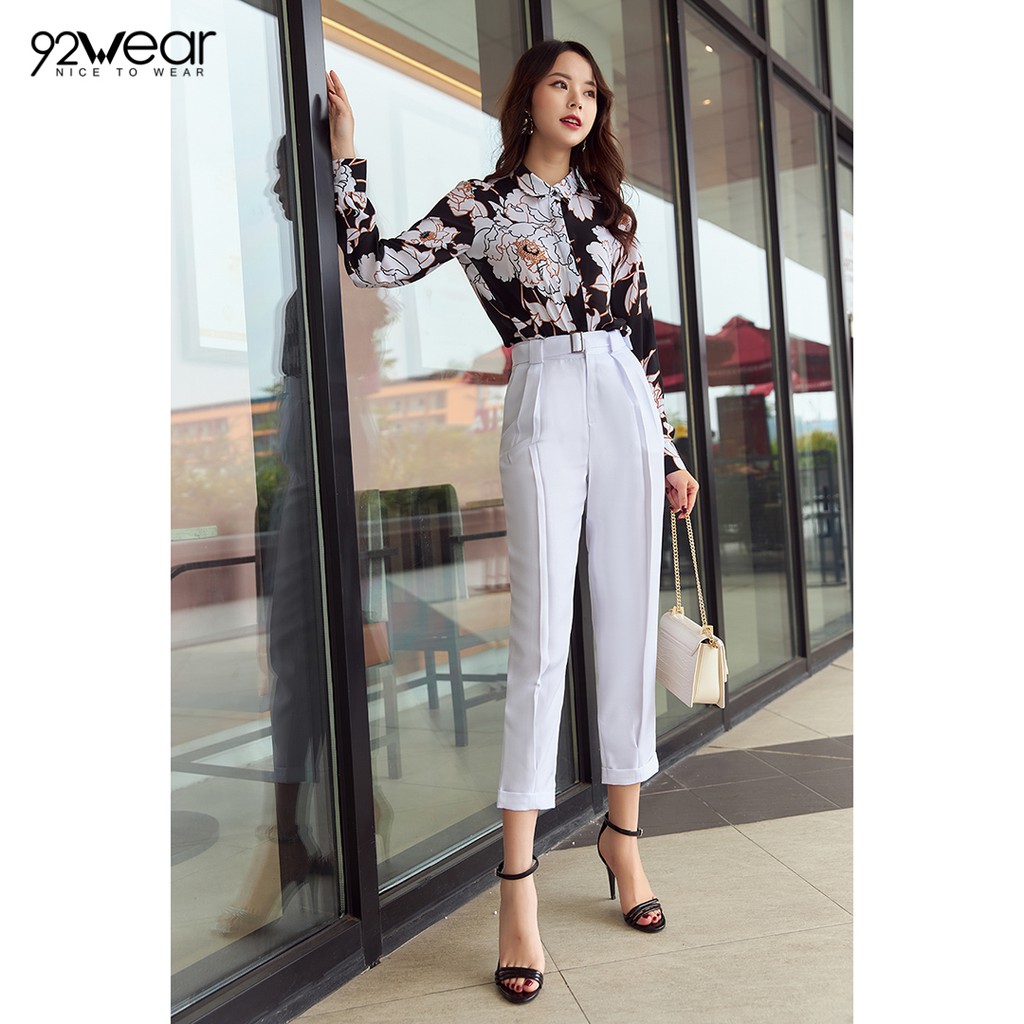Quần baggy nữ đai rời QAW0673 92WEAR | BigBuy360 - bigbuy360.vn