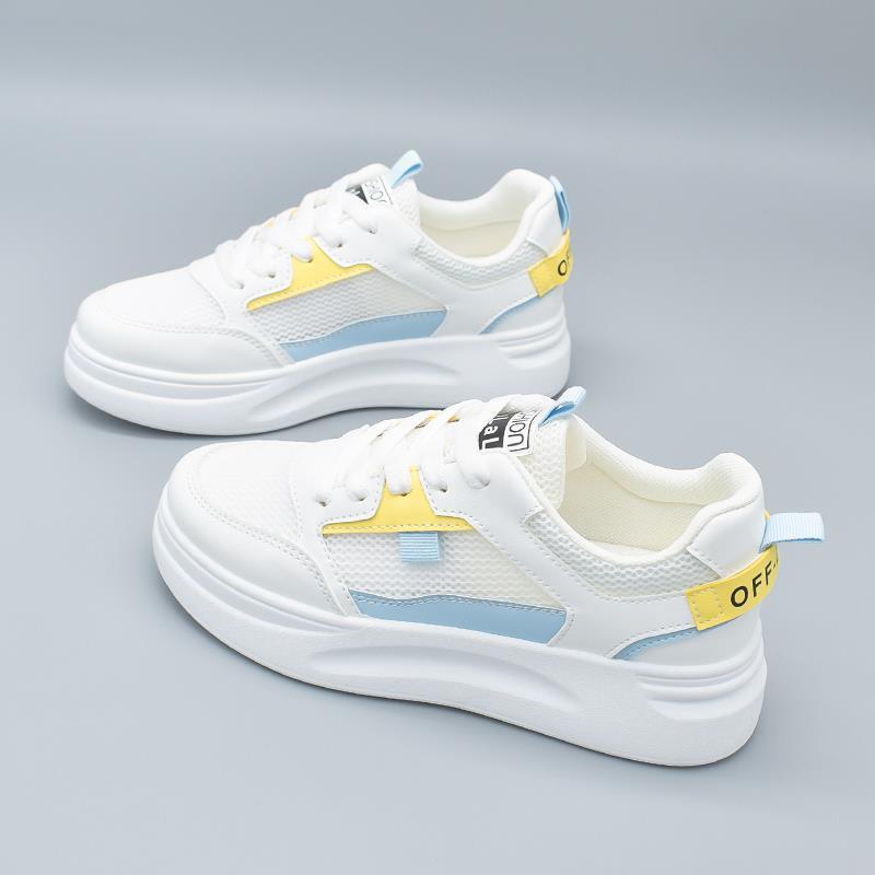 Giày sneaker phối lưới thoáng khí phong cách trẻ trung cho nữ