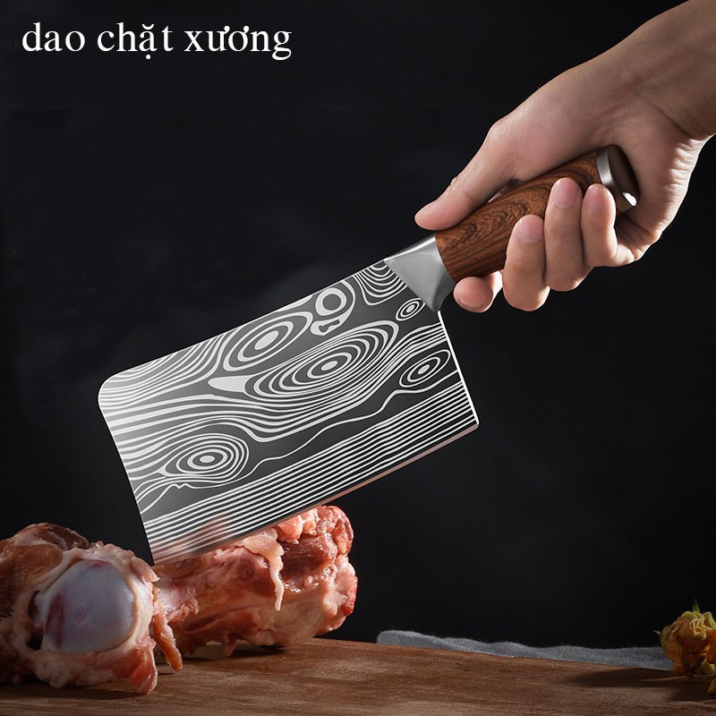 bộ dao 3 món ( THÉP KHÔNG DĨ )